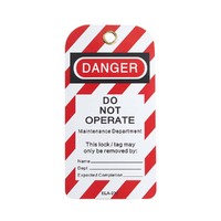 Premium Lockout Tag - Danger Do Not Operate | Lock-Tag | Qty 1 Tag