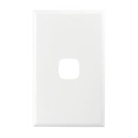 HPM XLP770-1PLWE | Excel 1 Gang Light Switch Cover | White