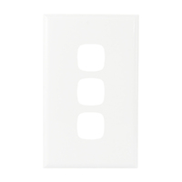 HPM XLP770/3PLWE | Excel 3 Gang Light Switch Cover | White