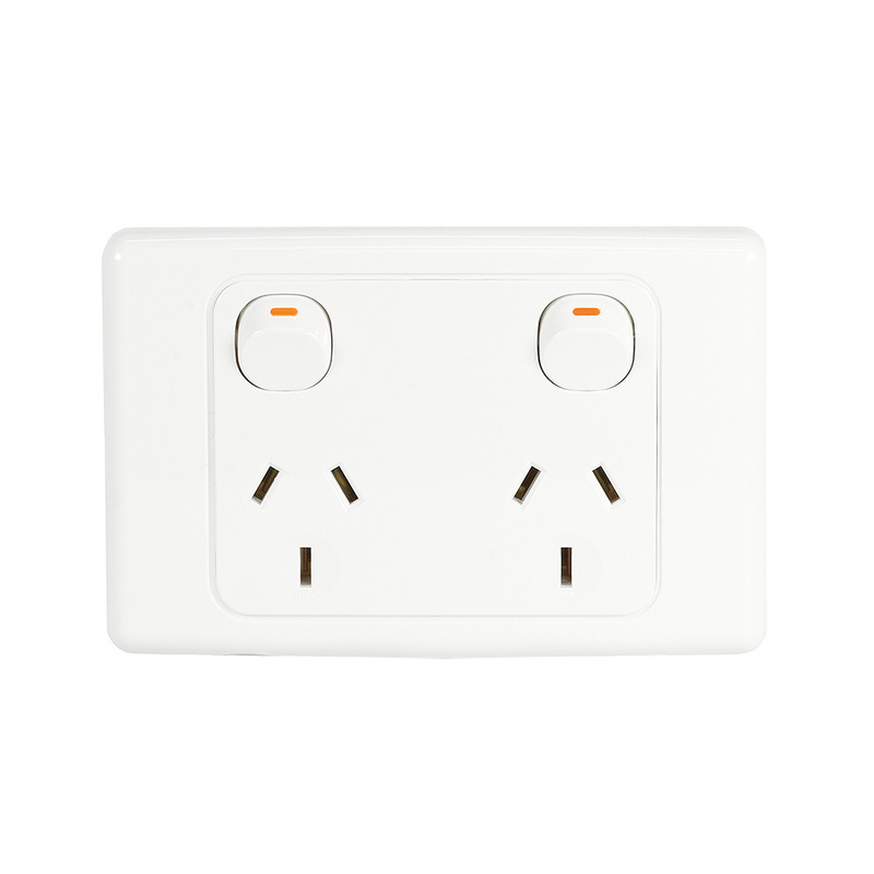 Clipsal 2025 Double power point GPO 10Amp 250v White (2000 Series