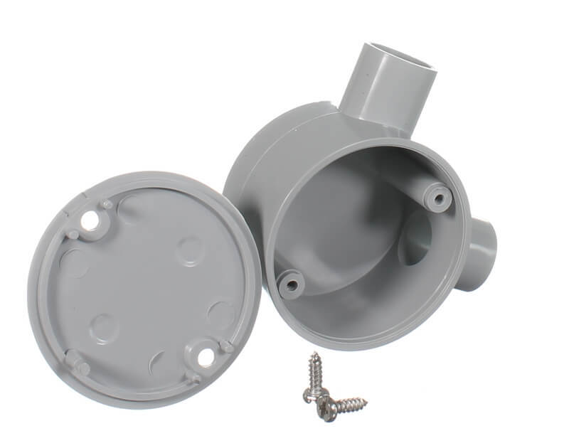 2 Way 20mm Junction Box Right Angle JB520 30058