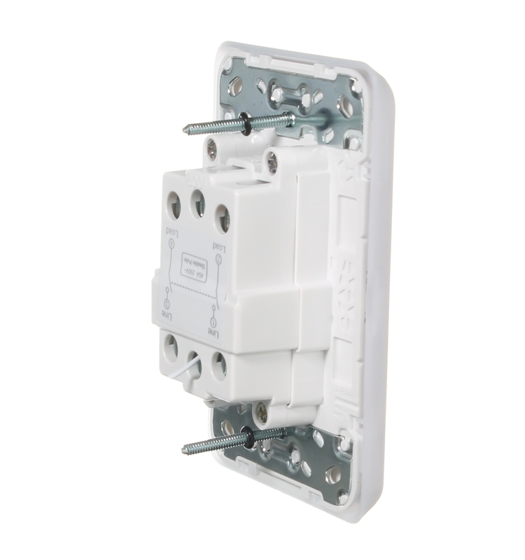 Clipsal Iconic 3041D45VW Cooking Appliance Isolator Double Pole, 250V