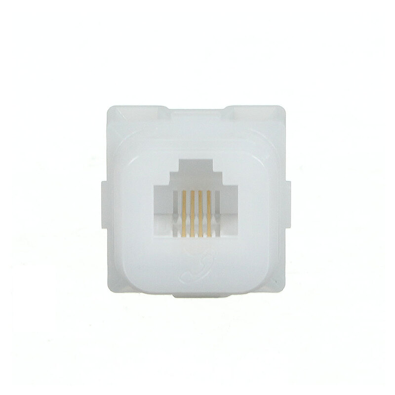 Clipsal Iconic 40RJ64SMTTN Cat 3 Telephone Connector RJ12 4