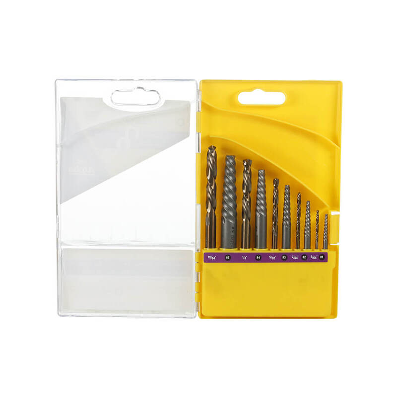 Screw Extractor Set Alpha Alpha 9SECOL-SET10 | Screw Extractor Drill Set Cobalt | 10-Set