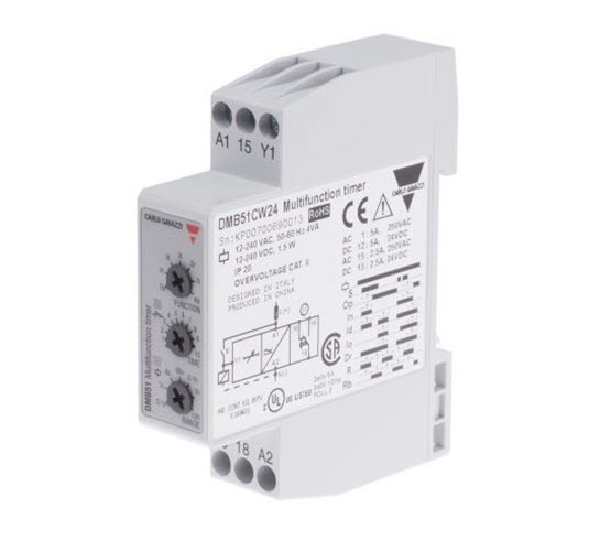 Carlo Gavazzi DMB51CW24B004 Multifunction Timer Timer Relay 0.1s