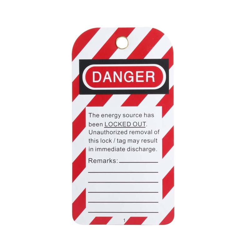 Premium Lockout Tag - Danger Do Not Operate | LOCKOUT-TAG-DNOP | Qty 1 Tag