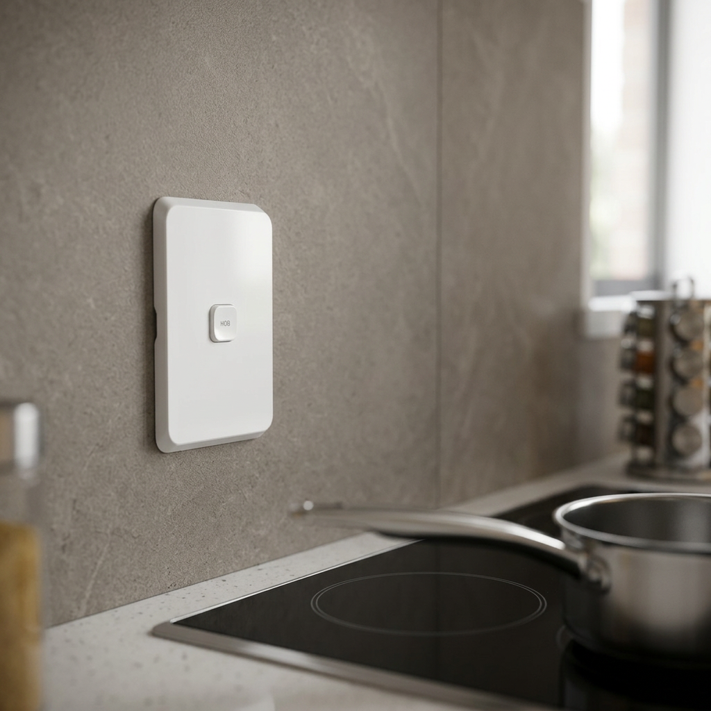 Hob Text Clipsal Iconic SD-HOB-TEXT-PB-VW | Custom Engraved HOB Text Push Button ...
