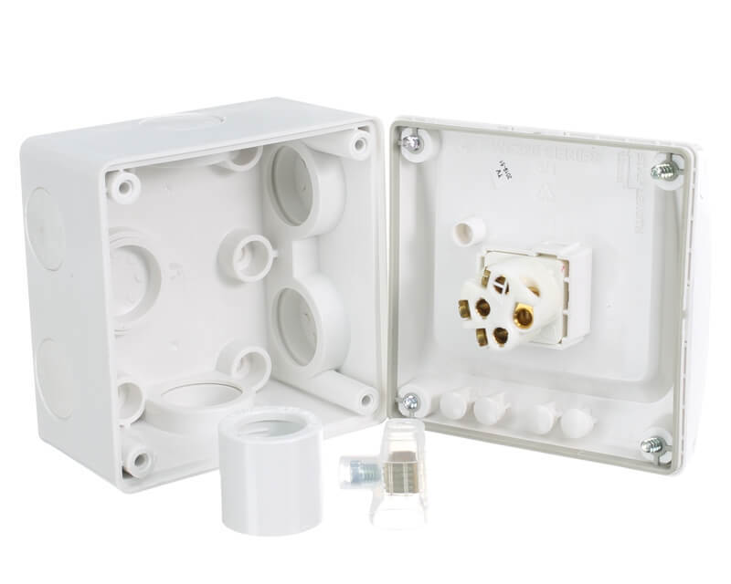 Ws226 Clipsal WS226-RW | Weatherproof Switch 1 Pole 16 amp IP66 White