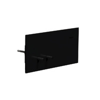 Clipsal 1042TA-EA | Solis T Series 2 Gang Switch 20A/16AX | Ebony Aluminium additional image