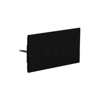 Clipsal 1043PA-ZB | Solis 3 Gang Horizontal Switch 20A/16AX | Matte Black additional image
