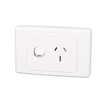 Clipsal 2015/15-WE | 15Amp Single Power Point White | 2000 Series additional image