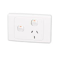 Clipsal 2015X-WE | 10Amp Single Power Point With Extra 10 Amp Switch White | 2000 Series additional image