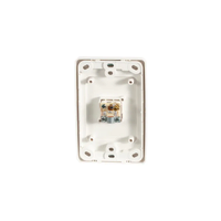 Clipsal 2031VTV75 | Coaxial Outlet 75 Ohm White (2000 Series) additional image