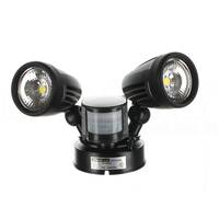 Twin Spot 30w LED with Motion Sensor BLACK IP54 2700lm | NLS 20414 additional image