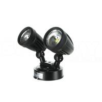 Twin Spot 30w LED No Sensor BLACK IP54 2700lm | NLS 20415 additional image