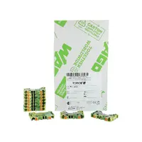Wago 2206-1207 | 2 Ground Conductor Through Terminal With Push Button DIN-Rail 6mm² | 50-Pack additional image