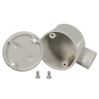 Clipsal 240-25-1-GY | 1 Way 25mm Round Shallow Junction Box additional image
