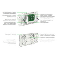 Clipsal Iconic 3025-VW | Double Power Point GPO 10 Amp | Vivid White additional image