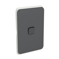 Clipsal Iconic 3041C-AN | 1 Gang Switch Plate Cover Anthracite | (Skin Only) additional image