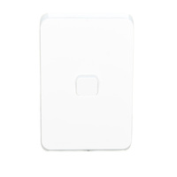 Clipsal Iconic 3041C-VW | 1 Gang Switch Plate Cover | Vivid White | (Skin Only) additional image