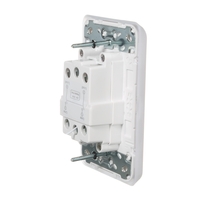 Clipsal Iconic 3041D45-VW | Cooking Appliance Isolator Double Pole, 250V, 45A | Vivid White additional image