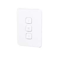 Clipsal Iconic 3043VA-Heat-Fan-Light | 3 Gang complete switch 10Amp with Heat|Fan|Light Dolly (3 GANG) additional image