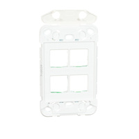 Clipsal Iconic 3044G | 4 Gang Switch Grid Plate Only additional image