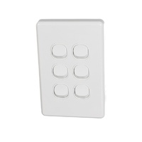 NLS 30670 | 6 Gang Switch 10 Amp | 'Classic' Style White additional image
