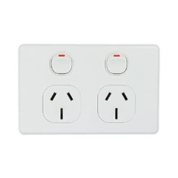 NLS 30728 | Double Pole Double Power Point 15Amp 'Classic' Style | White additional image