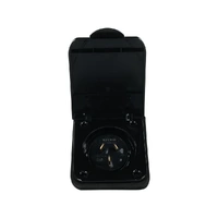 NLS 30786 | Weatherproof Socket Inlet 10A 250V AC IP44 | Black additional image
