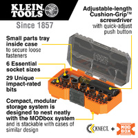 Klein 33805 | KNECT ProFLEX Impact Screwdriver Bit and Socket Set | 38 Pieces additional image