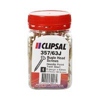 Clipsal 357/63J | Self Drilling Point Bugle Head Screws 8G x 63mm | Qty: 100 additional image