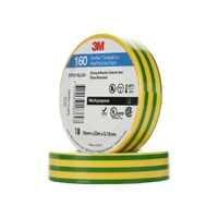 3M 3M160-YG | Vinyl Electrical Insulation Tape Green/Yellow 18mm x 0.15mm x 20m | 600V additional image