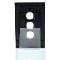 CLIPSAL SATURN 4033VHEB | 3 Gang 30 Series Grid And Surround (Espresso Black) additional image
