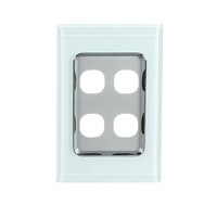 CLIPSAL SATURN 4034VHOM | 4 Gang 30 Series Grid And Surround (Ocean Mist) additional image