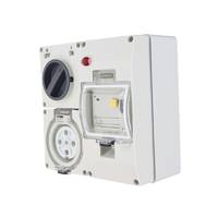 NLS 66CV520RCD | 5 Pin 20Amp Switched Socket Outlet Earth leakage Protected IP66 | 30648 additional image