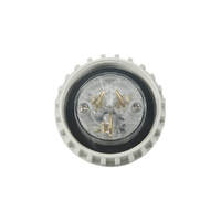 Spina Maschio Industriale EDA 20A 250V IP66 3 Pin - Trasparente/Arancione