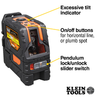Klein Tools 93LCLS | Self-Levelling Laser Level Red Cross-Line | 20m additional image