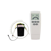 Brillant 99222 | Dimmable Three Speed AC Fan Remote Control With Timer | White additional image