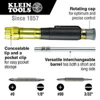 Klein Tools A-32614 | Multi-Bit Electronics Screwdriver | 4 in 1 additional image