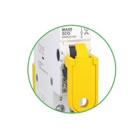 Schneider Electric A9ASCOPL1 | Padlocking device | Acti9 | for Changeover Switch | 18 mm width | 2 Pack additional image
