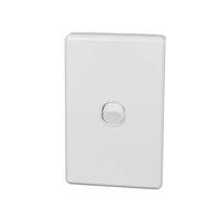 Clipsal Classic C2031V66-WE | 1 Gang Switch Weatherproof Vertical Flush 10A IP66 White additional image