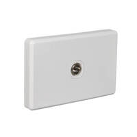 Clipsal Classic C2031VTV75F-WE | Coaxial Outlet Pal To F-Type White additional image