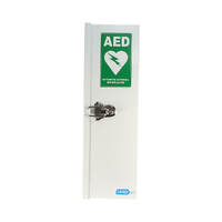 CardiACT DEFIB-005 | Metal Defib Cabinet Suits Most AED'S | White additional image