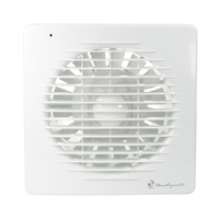 FANTECH DOM-125C | Extract Fan Ducted Wall Ceiling Mount 125mm | White additional image