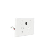 Legrand ED777USBN2ACWE | Excel Life 10A Double Powerpoint With Type A+C Charger additional image