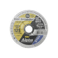 Alpha GCGGS12535 | Cutting Disc Cut, Grind & Notch Combo 125 x 3.5mm Stainless XTRA | 1 Buy additional image