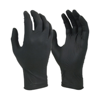 Maxisafe - BLACK SHIELD Extra Heavy Duty Nitrile Gloves XL | QTY 100 | Medical Grade | GNB218 additional image