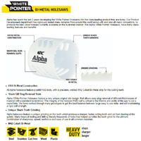 Bi Metal holesaw 92mm blade only | Alpha HSV92 additional image