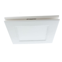 MARTEC MXFLFS25W | Flow Small Square 250mm Exhaust Fan with LED Tri Colour Light White additional image